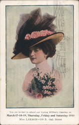 Spring Millinery Opening Postcard