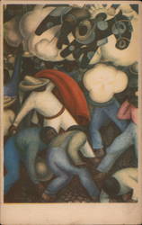 Burning of Judas by Diego Rivera Postcard