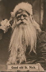 Good Old St. Nick Santa Claus Postcard Postcard Postcard