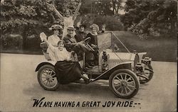 We are Having a Great Joy Ride Postcard