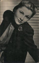 Joan Fontaine Postcard