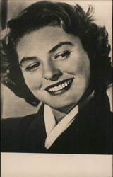 Ingrid Bergman Postcard