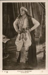 Rodolfo Valentino in El Hijo Del Caid Postcard