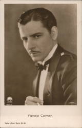 Ronald Colman Actors Postcard Postcard Postcard