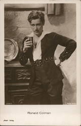 Ronald Colman Actors Postcard Postcard Postcard