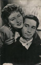Valentina Cortese and Richard Conte in Thieves' Highway Postcard