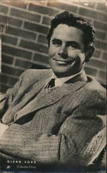 Glenn Ford Actors Postcard Postcard Postcard