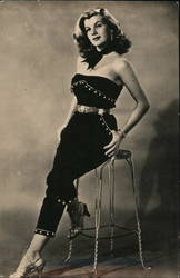 Corinne Calvet Postcard