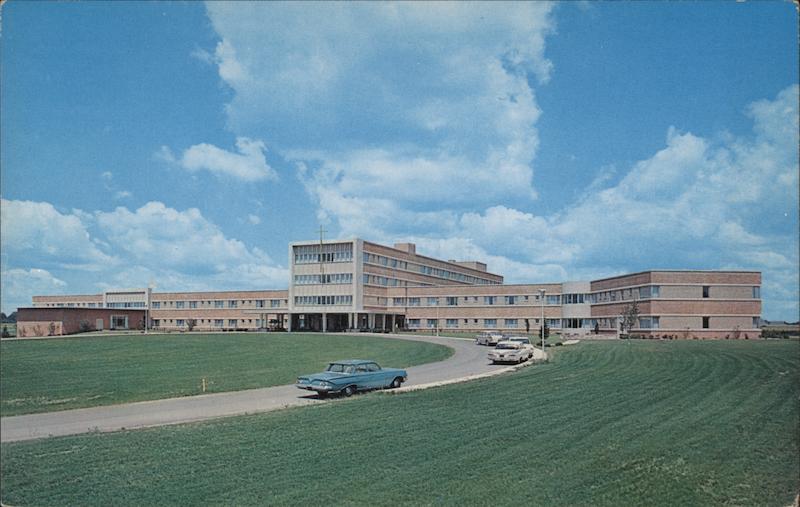 Wesley Manor Frankfort, IN Postcard