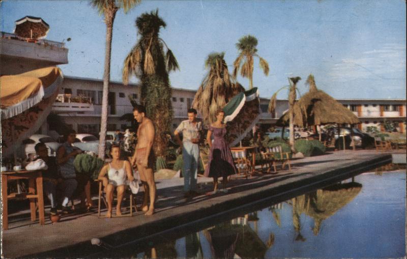Outdoor Swimming Pool of Hotel Playa Mazatlan Mexico