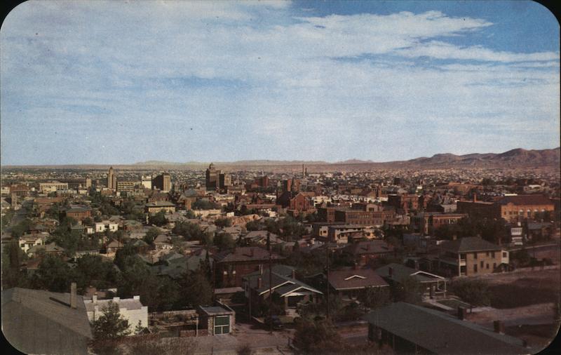 Birdseye View of El Paso, Texas