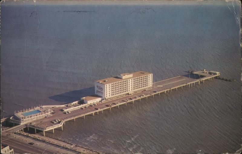 Flagship Hotel Over Gulf of Mexico Galveston Texas