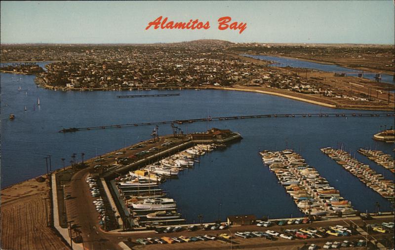Bird's Eye View of Alamitos Bay Long Beach California