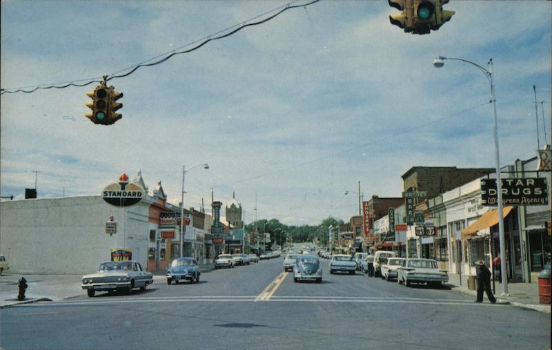 Main Street and Business Section Walsenburg Colorado
