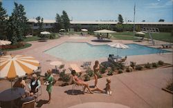 Swimming Pool at The Sacramento Inn Postcard