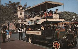 Disneyland Omnibus Postcard