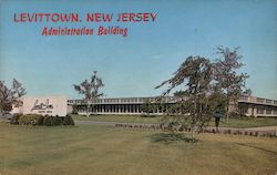 Levittown Administration Building New Jersey Postcard Postcard Postcard