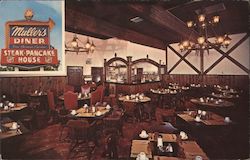 Muller's Diner Steak and Pancake House Stroudsburg, PA Albert W. Koster Postcard Postcard Postcard