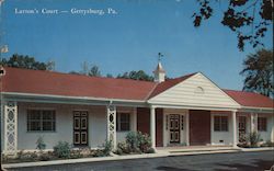 Larson's Court Gettysburg, PA Postcard Postcard Postcard