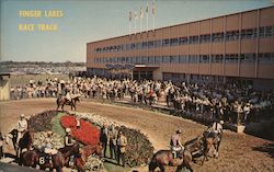 Finger Lakes Race Track Postcard