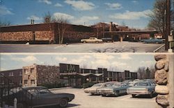 Exterior of LeMoyne Manor/Motel Postcard