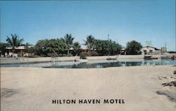 Hilton Haven Motel Postcard