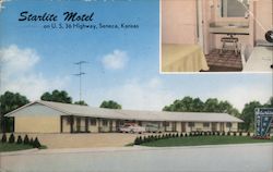 Starlite Motel on US 36 Highway Postcard