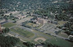 Ball Memorial Hospital and Maria Bingham Hall, Student Nurse Residence Postcard