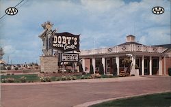 Doby's Hotel Court Postcard