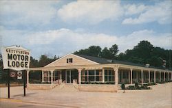 Exterior of Gettysburg Motor Lodge Pennsylvania Postcard Postcard Postcard