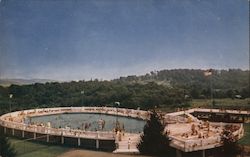 Mountain View Hotel Swimming Pool Postcard