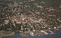 Aerial View of Nyack, New York Postcard Postcard Postcard