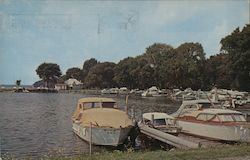 Onondaga Lake Marina Liverpool, NY Postcard Postcard Postcard