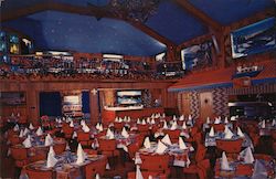 Main Dining Room at Nick's Paradise Postcard