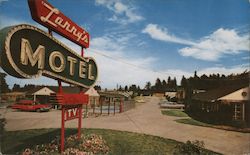 Larry's Motel Postcard