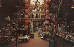 Interior View of Ye Olde Curiosity Shop Postcard