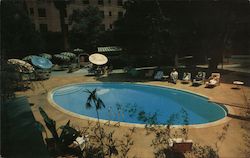 Hotel Green - Swimming Pool Postcard