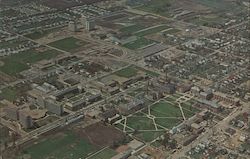 Aerial View Illinois State University Normal, IL Postcard Postcard Postcard