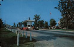 Thousand Islands Bridge Toll Gate New York Postcard Postcard Postcard