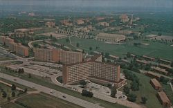 Aerial View of Lawrence Postcard