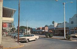 Street Scene Zephyrhills Postcard