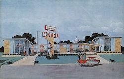 Executive Motel Postcard