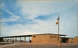 ABO Elementary School and Fallout Shelter Postcard