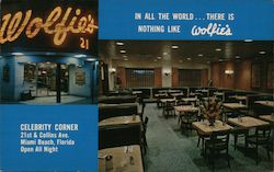 Wolfie's Celebrity Corner Postcard