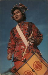 St. Mary's Chinese Girls Drum Corps Postcard