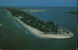 Air-view of Pass-a-Grille Beach St. Petersburg, FL Postcard Postcard Postcard