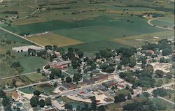 Air View of Wyoming, Iowa Postcard
