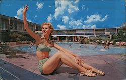 Starburst Motor Hotel Postcard