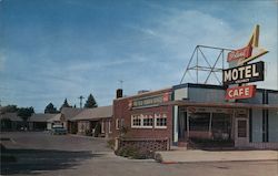 Ideal Cafe and Motel Spanish Fork, UT Postcard Postcard Postcard