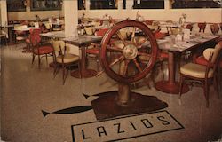 Lazio's Seafood Restaurant Postcard